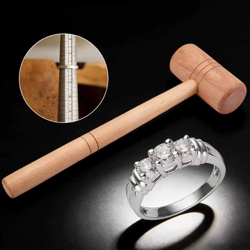 Marteau en bois - Outil de réparation de bijoux pour l'or