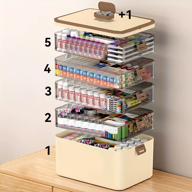 Boîte de rangement mobile pour la maison
