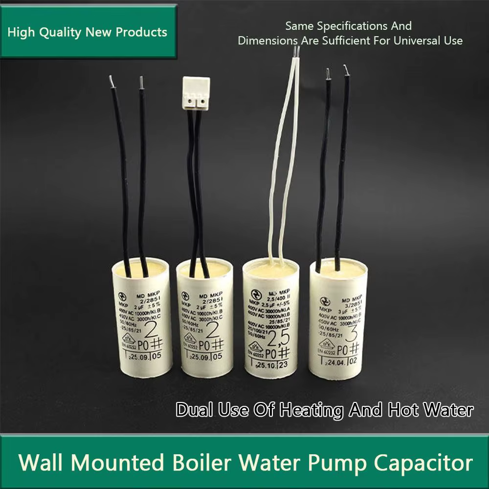 Condensateur de pompe à eau pour chaudière 2uF 2.5uF 2.6uF 3uF