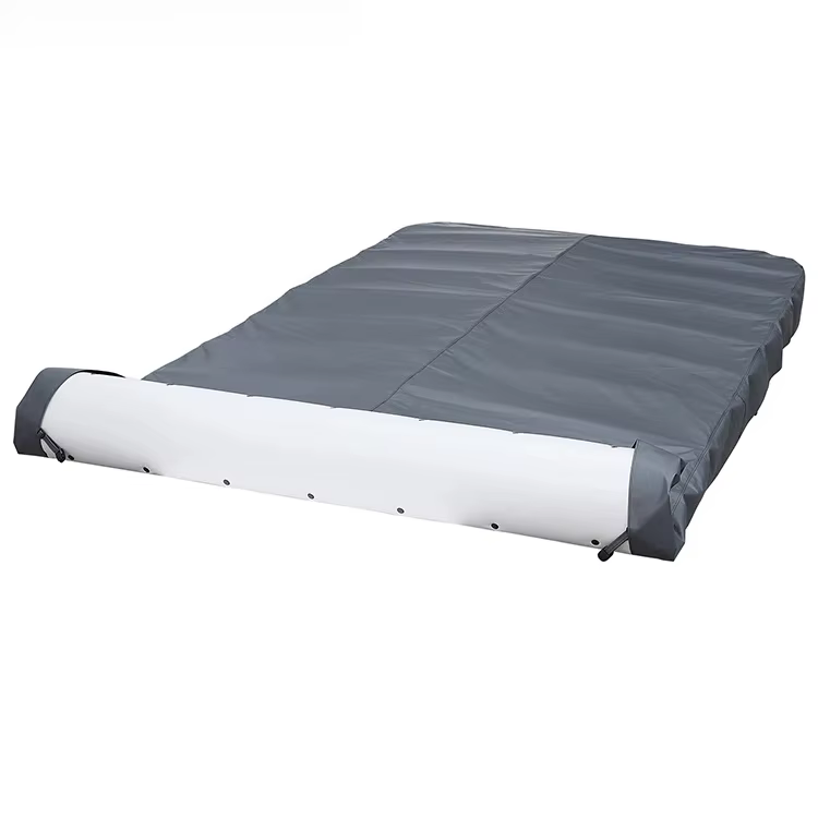 Nouvelle couverture de piscine enroulable 100 % étanche, couverture de bain pour piscine