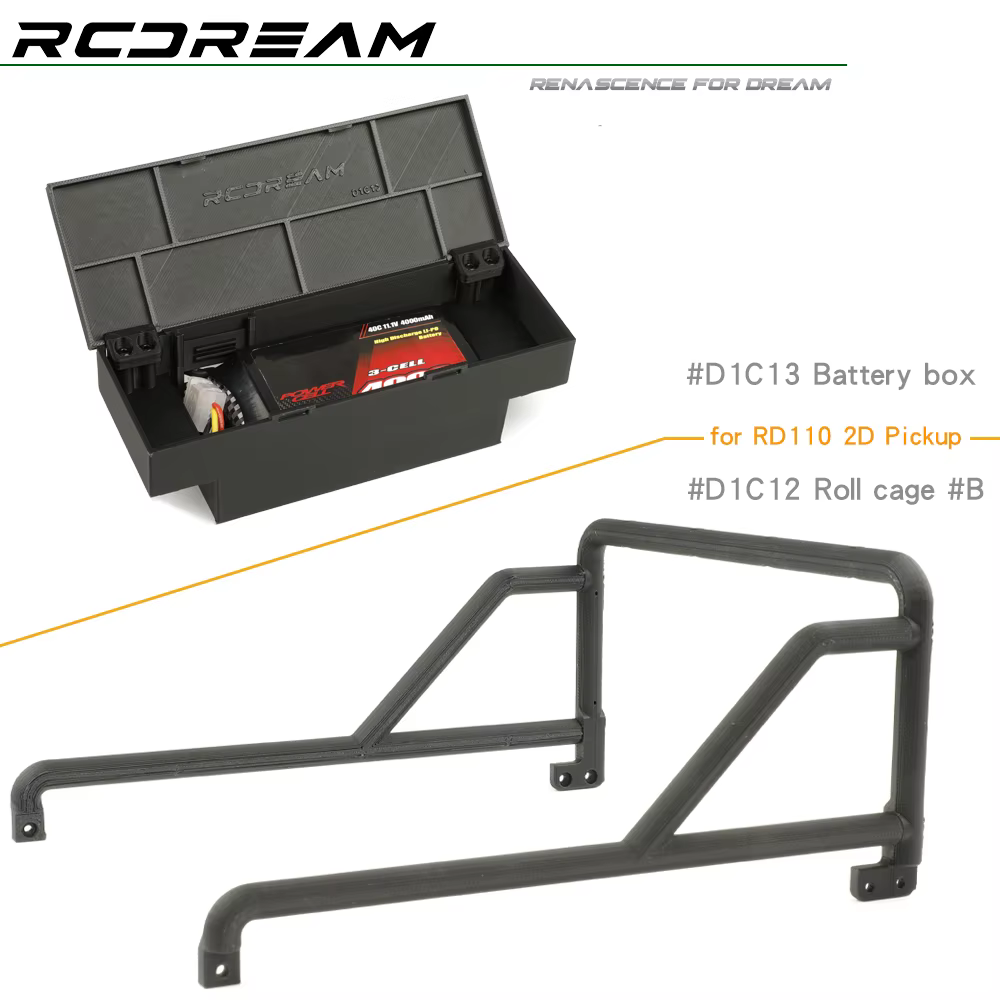 Boîte à batterie de simulation RCDream