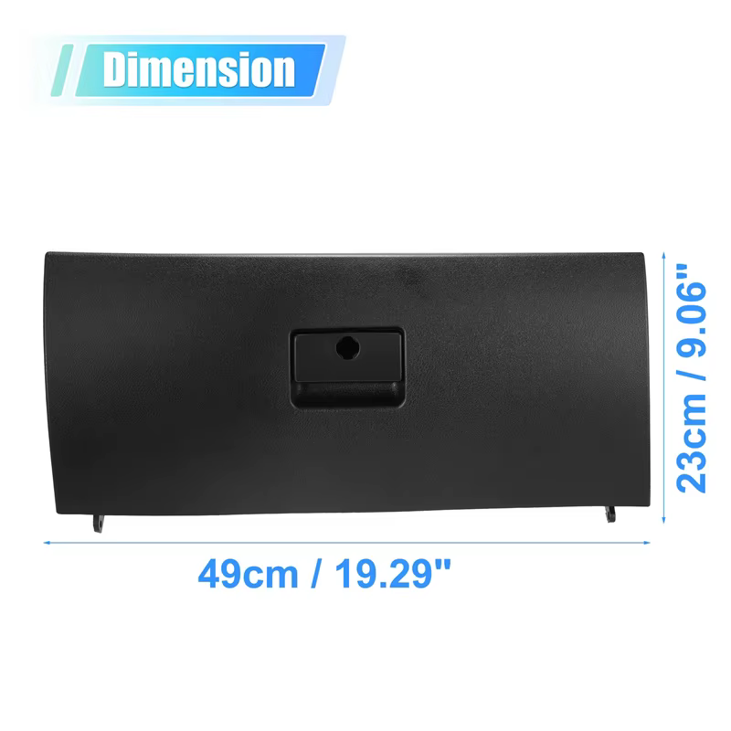 Couvercle de boîte à gants de console de voiture en plastique, boîte à déchets pour A4 MK4 BORA Wagon 1J1857121A Noir Console automobile