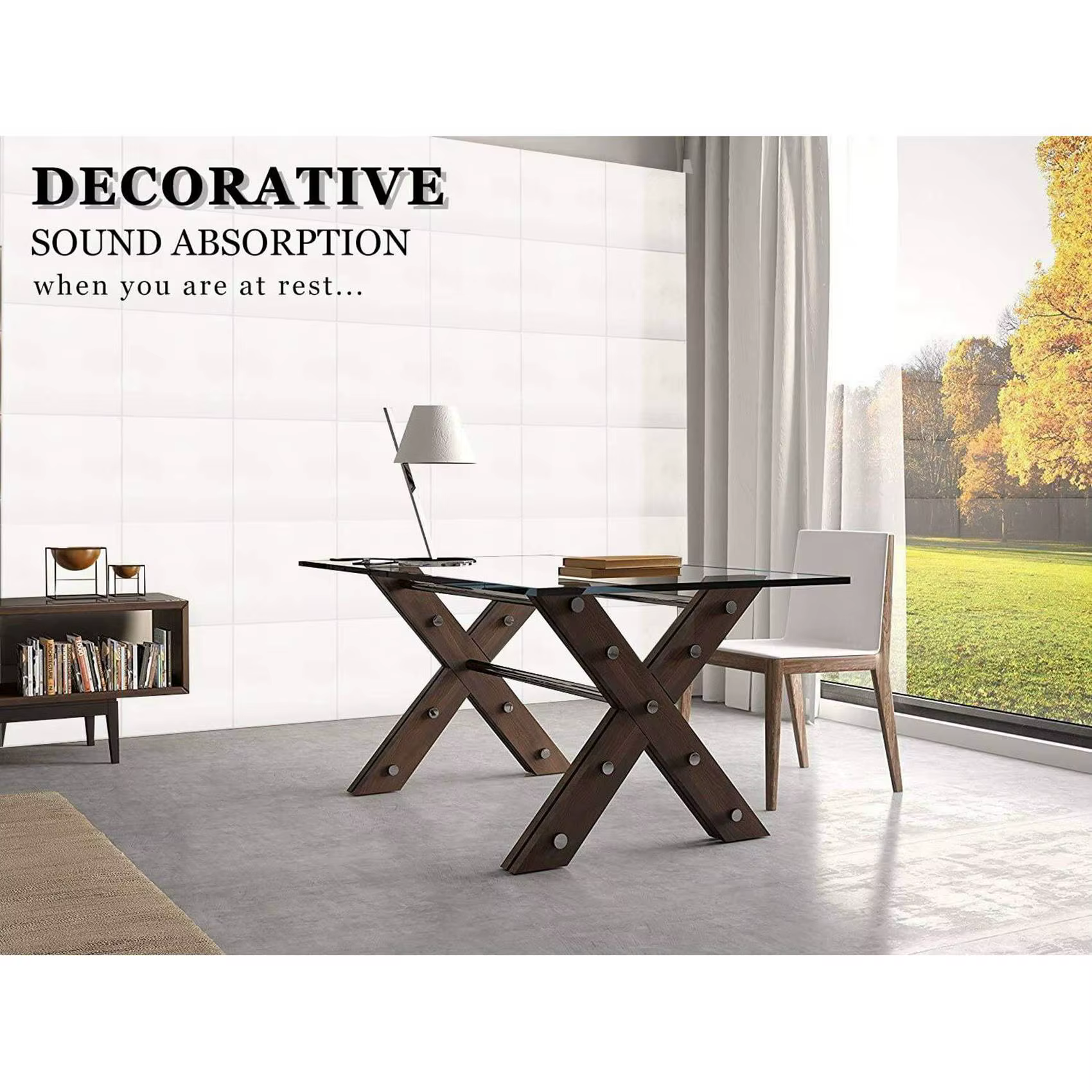 Panneau d'absorption acoustique M12K-24PCS