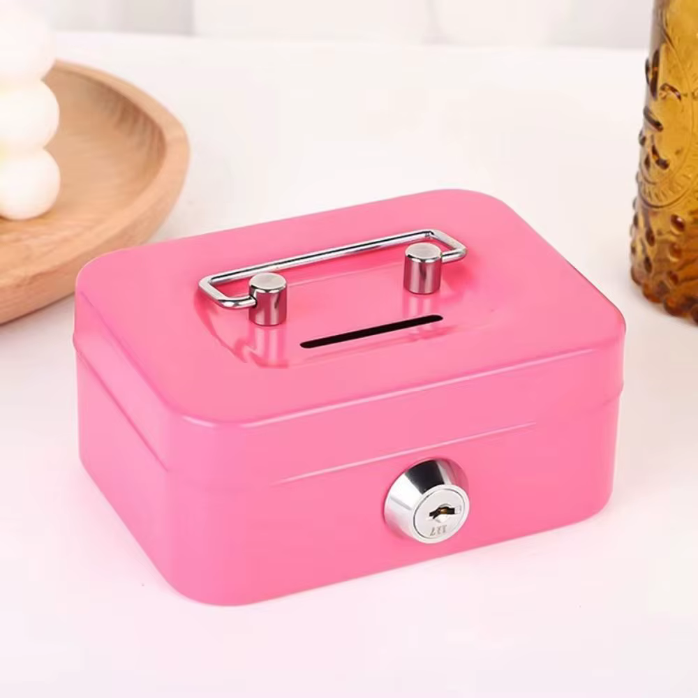 Mini tirelire verrouillable avec clé