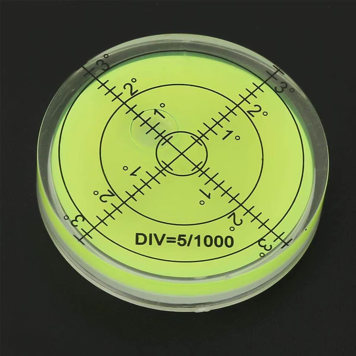 Petit niveau à bulle rond de 60 mm de diamètre