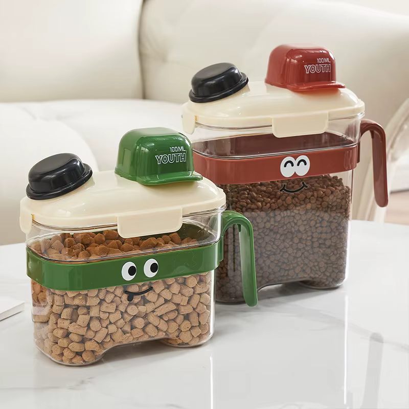 Seau de stockage pour aliments pour chats