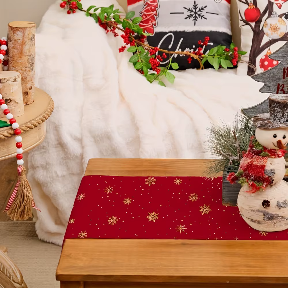Chemin de table de Noël