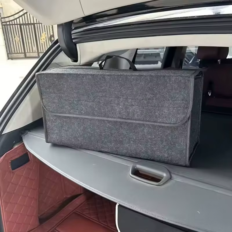 Organisateur de coffre de voiture en feutre