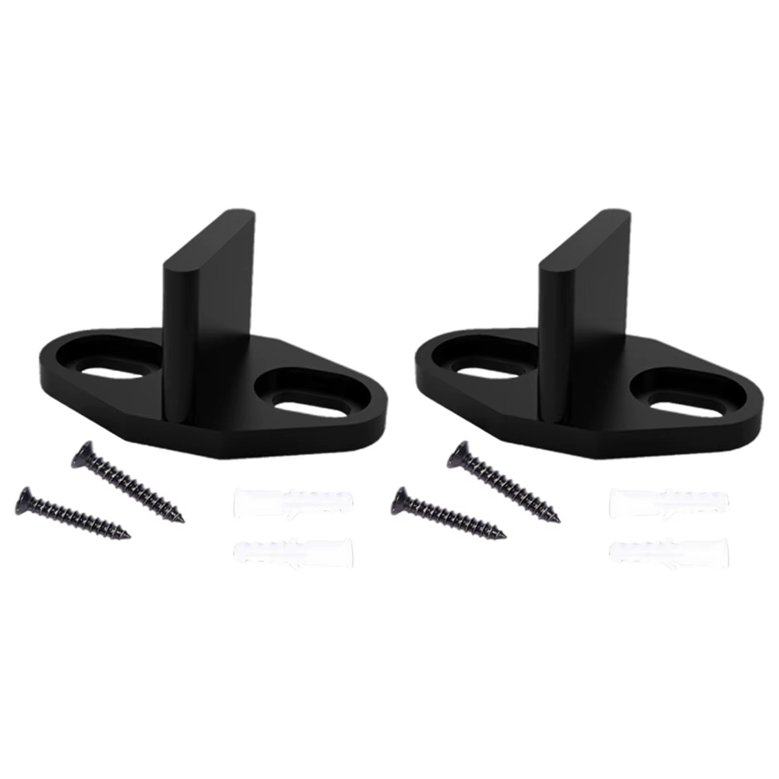 2 guides de porte coulissante