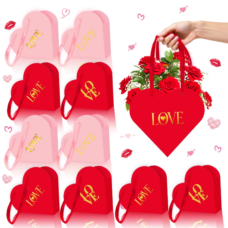 Coffret cadeau en forme de cœur 12 pièces