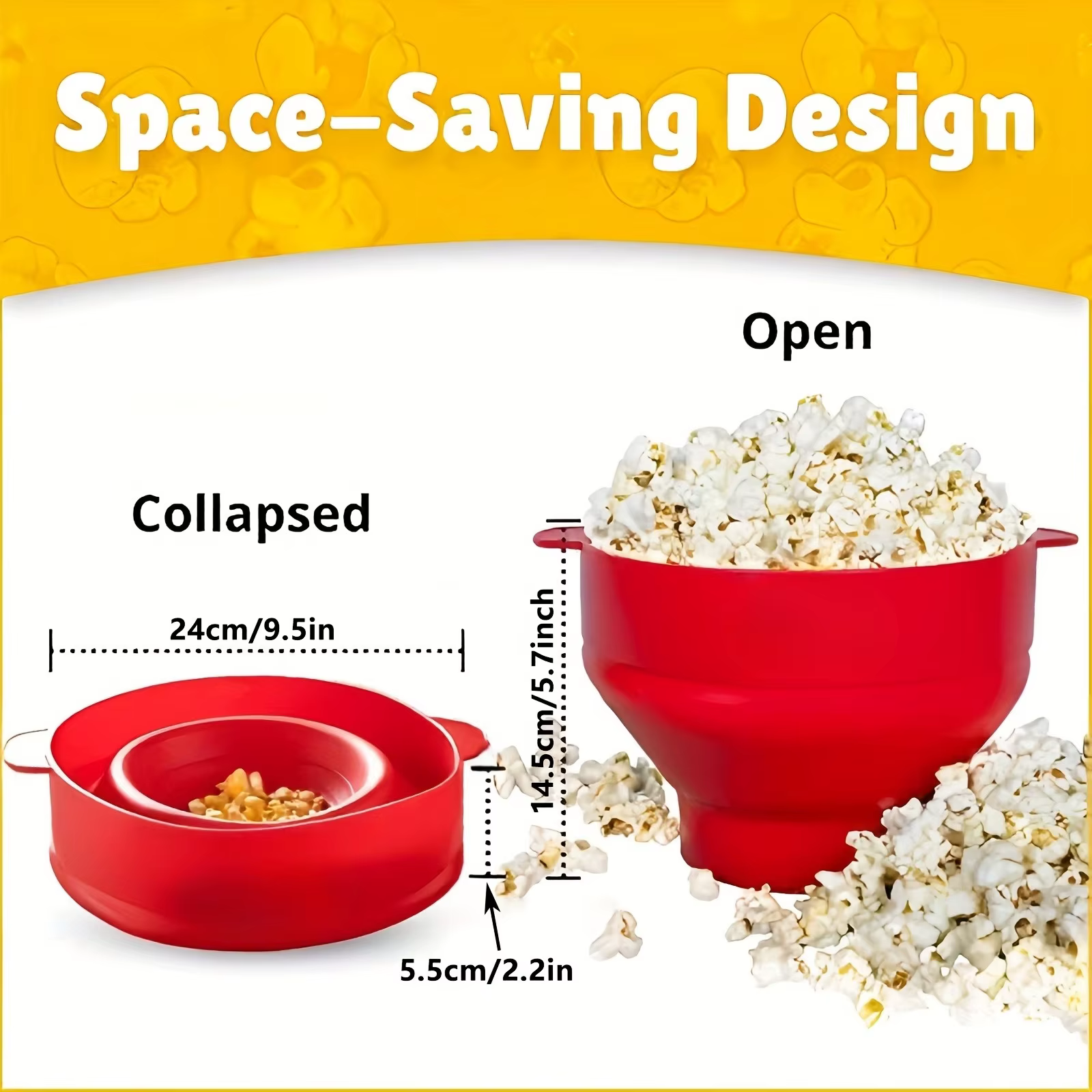Machine à pop-corn pour micro-ondes