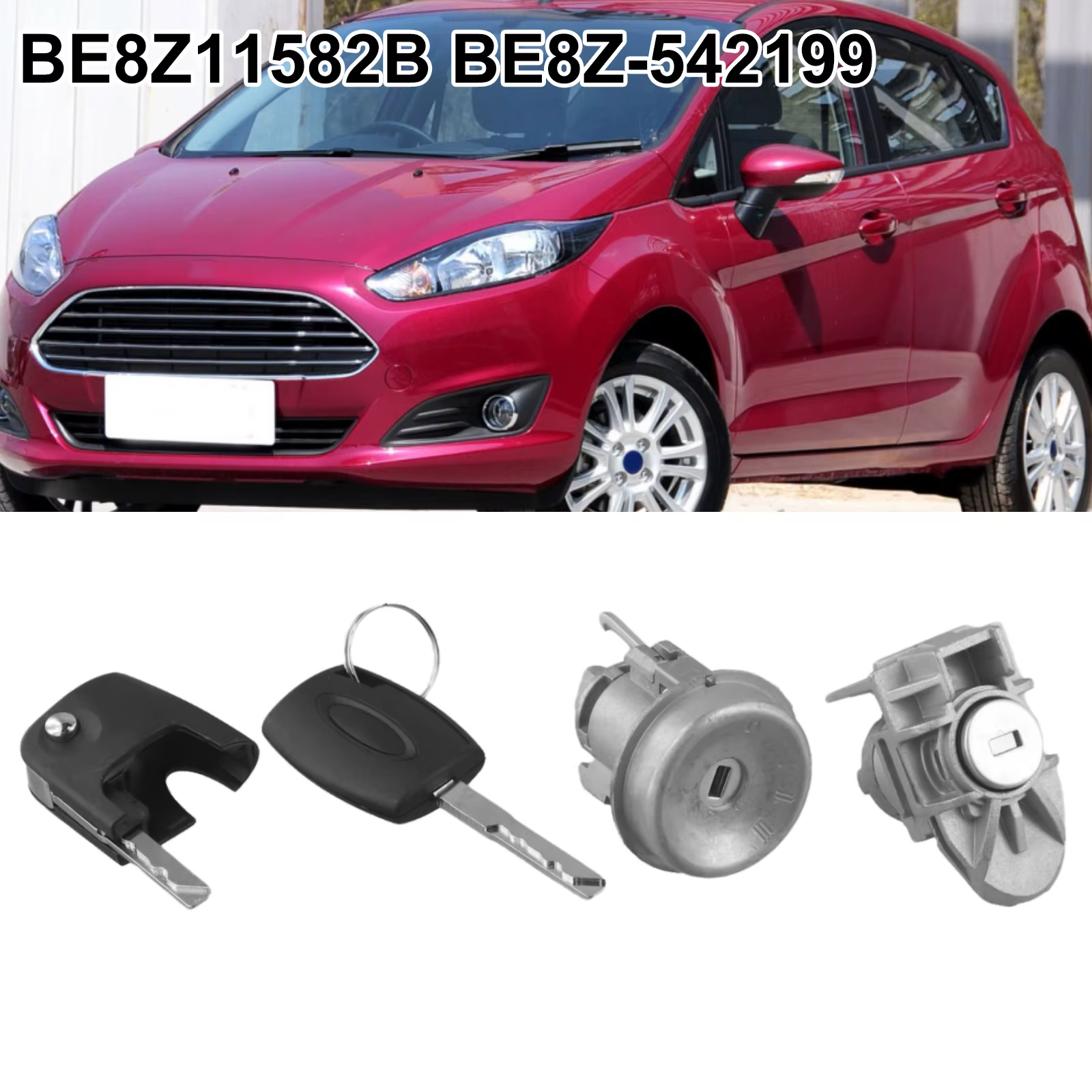 Excellente interrupteur de cylindre d'allumage et de serrure de porte pour Ford pour Fiesta 2011 19