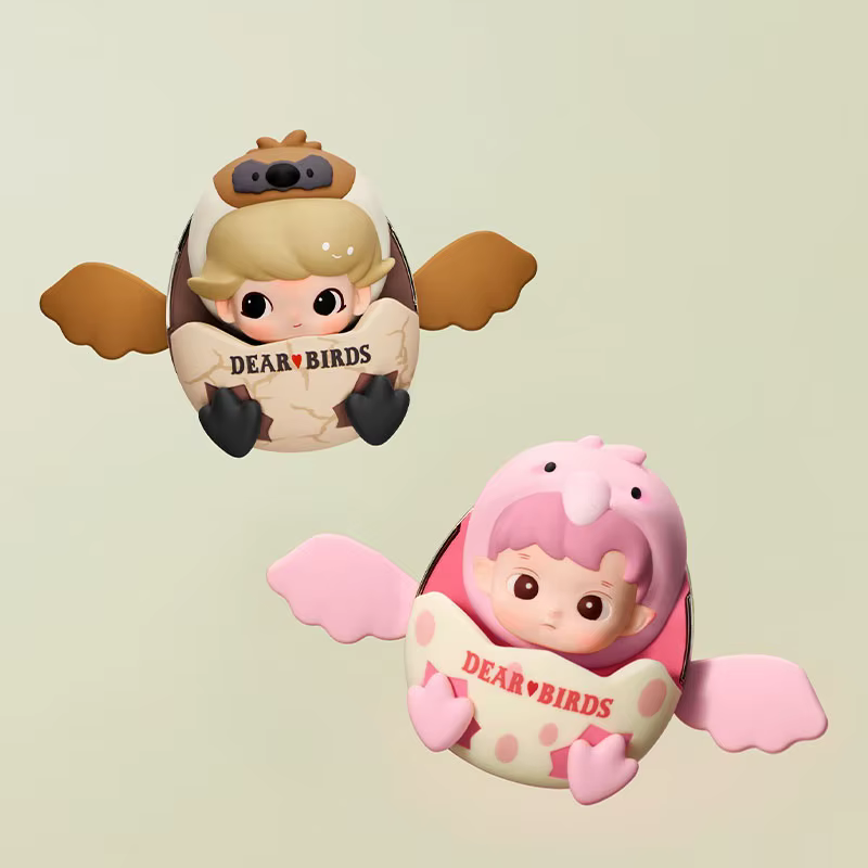 POP MART Série Dear Birds Parfum pour Voiture Boîte Mystère Jouets Figurines Modèles Cadeau d'Anniversaire