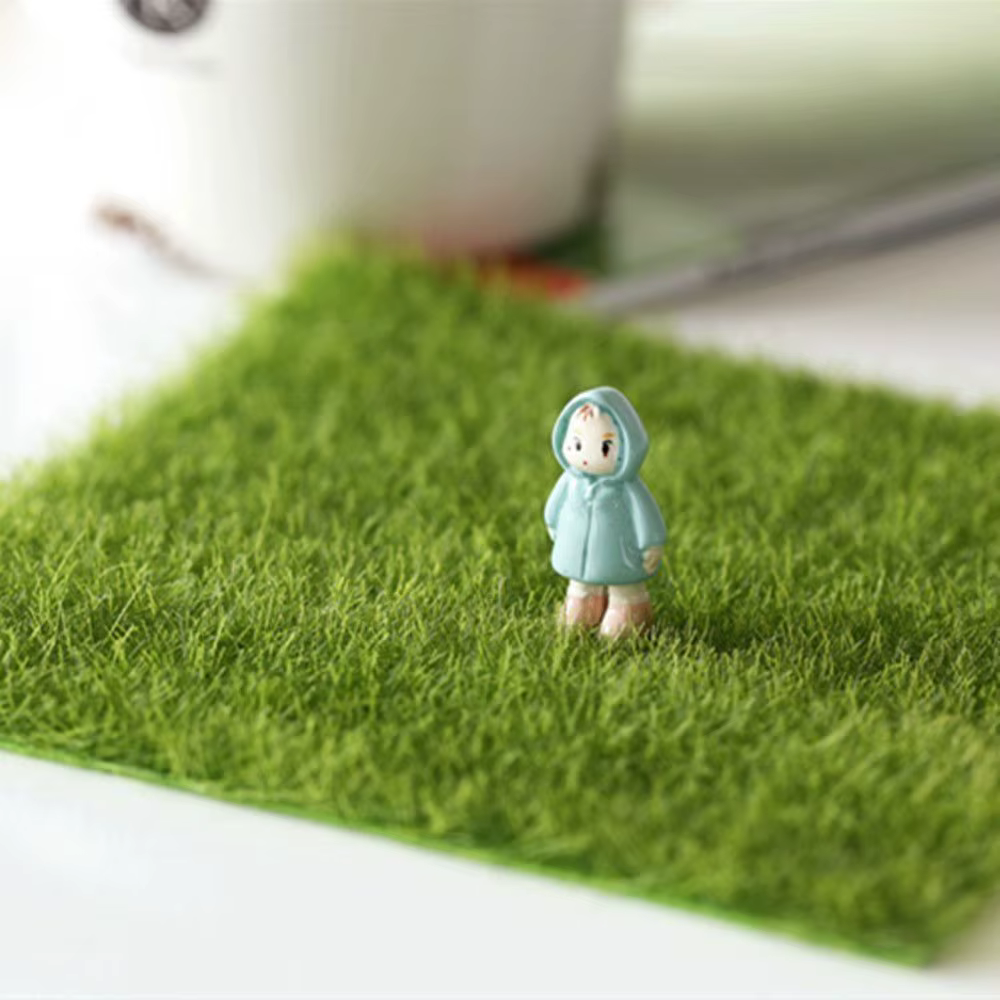 Décoration de pelouse écologique, ornement de jardin, gazon artificiel, fausse mousse, simulation d'herbe, décoration de micro-paysage, herbe artificielle