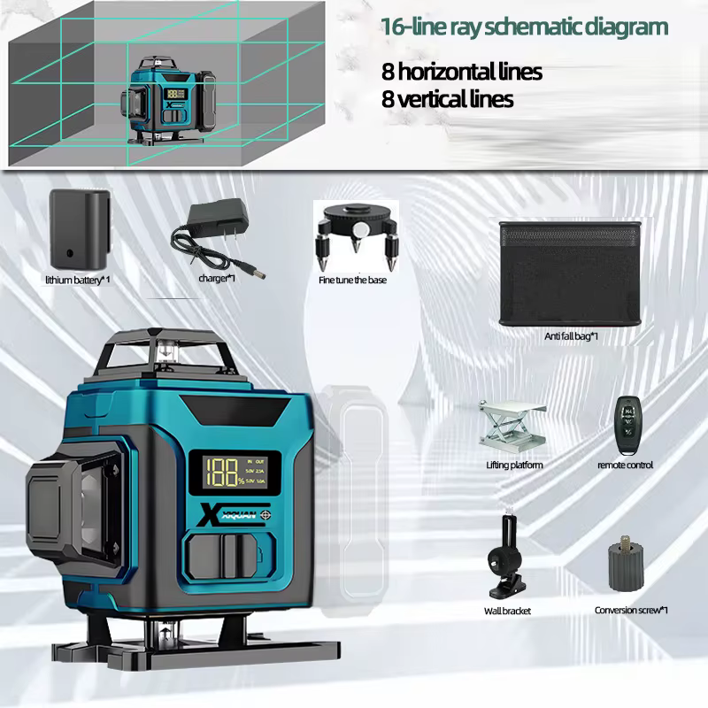 Niveau Laser 3D/4D 12/16 lignes