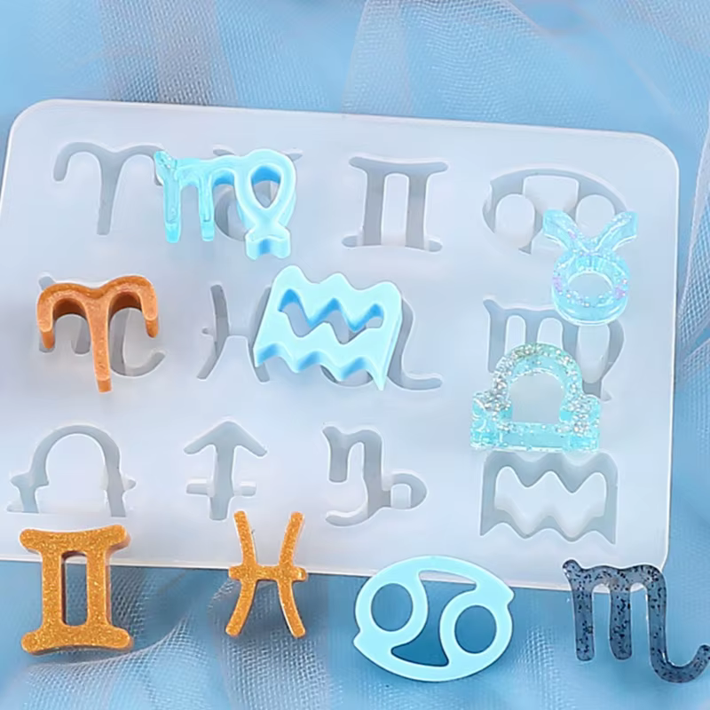 Moule en résine époxy 12 horoscopes