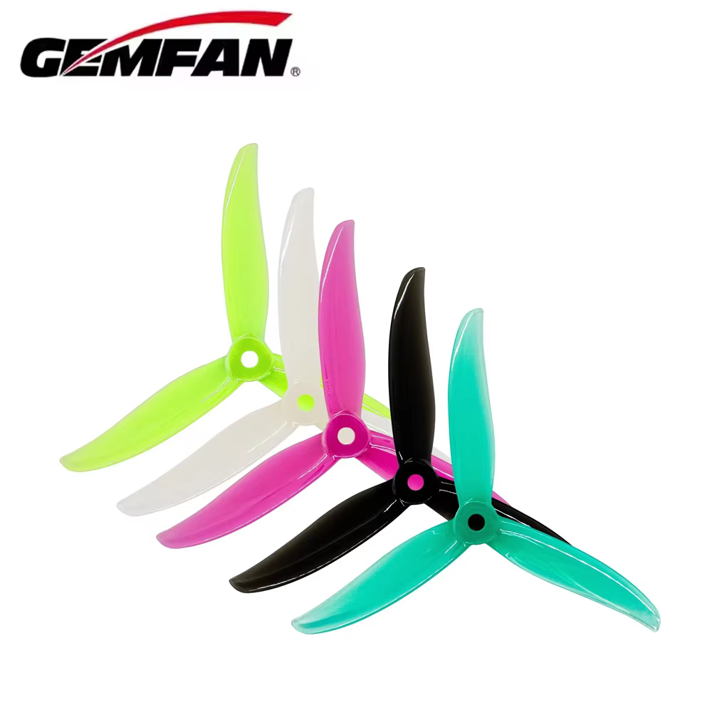 Hélices Gemfan SBANG 4934 4.9X3.4X3 à 3 pales en PC