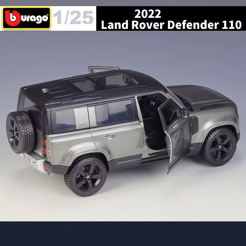 1:24 2022 Land Rover Defender 110 SUV voiture en alliage moulé sous pression et véhicules jouets modèle
