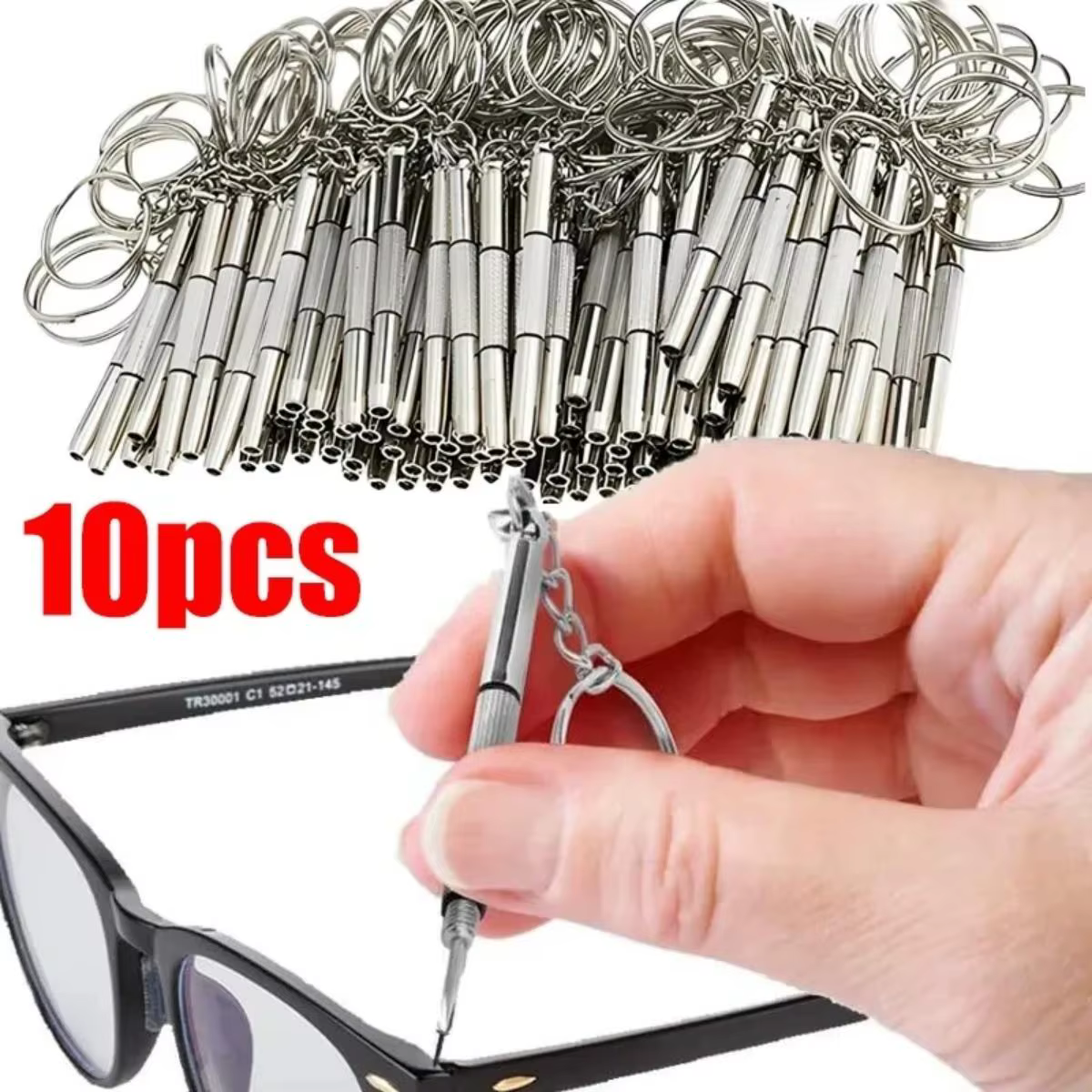 Mini tournevis 3 en 1, lunettes optiques