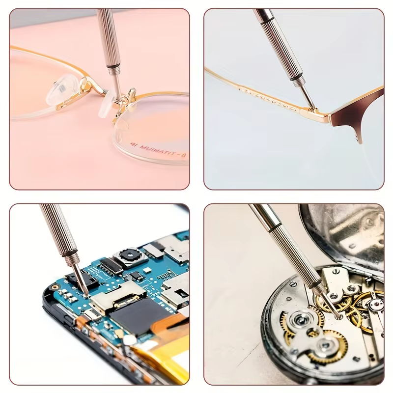 Mini tournevis à lunettes à main 3 en 1