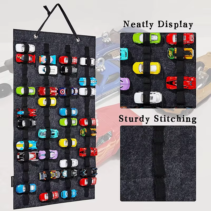 Hot Wheels – Organisateur de rangement mural, vitrine de voiture jouet de grande capacité pour boîte d'allumettes, cadeau pour enfants