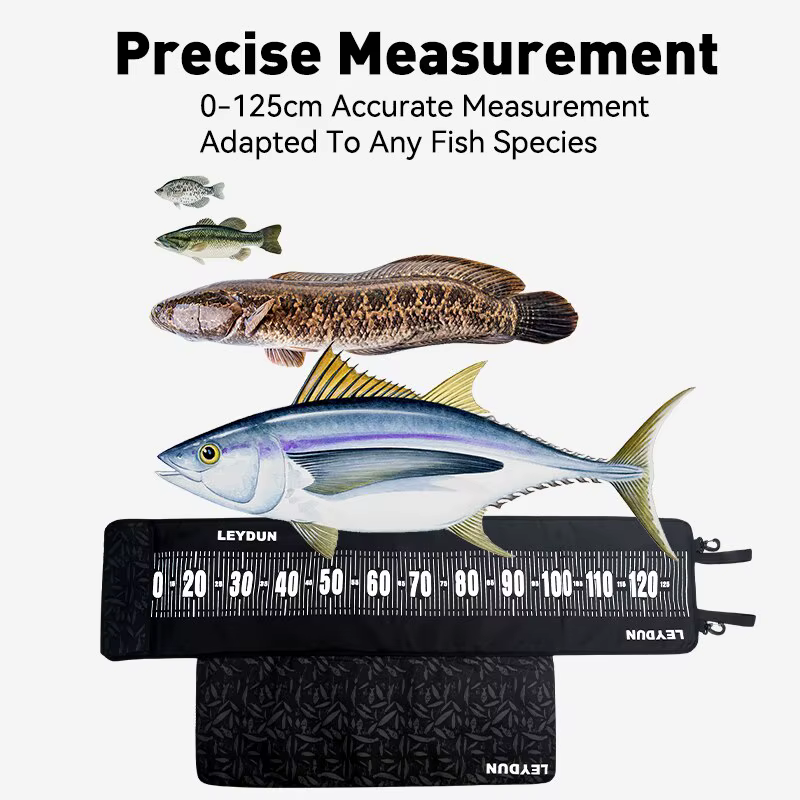 LEYDUN 125cm poisson mesure tapis de pêche outils est livré