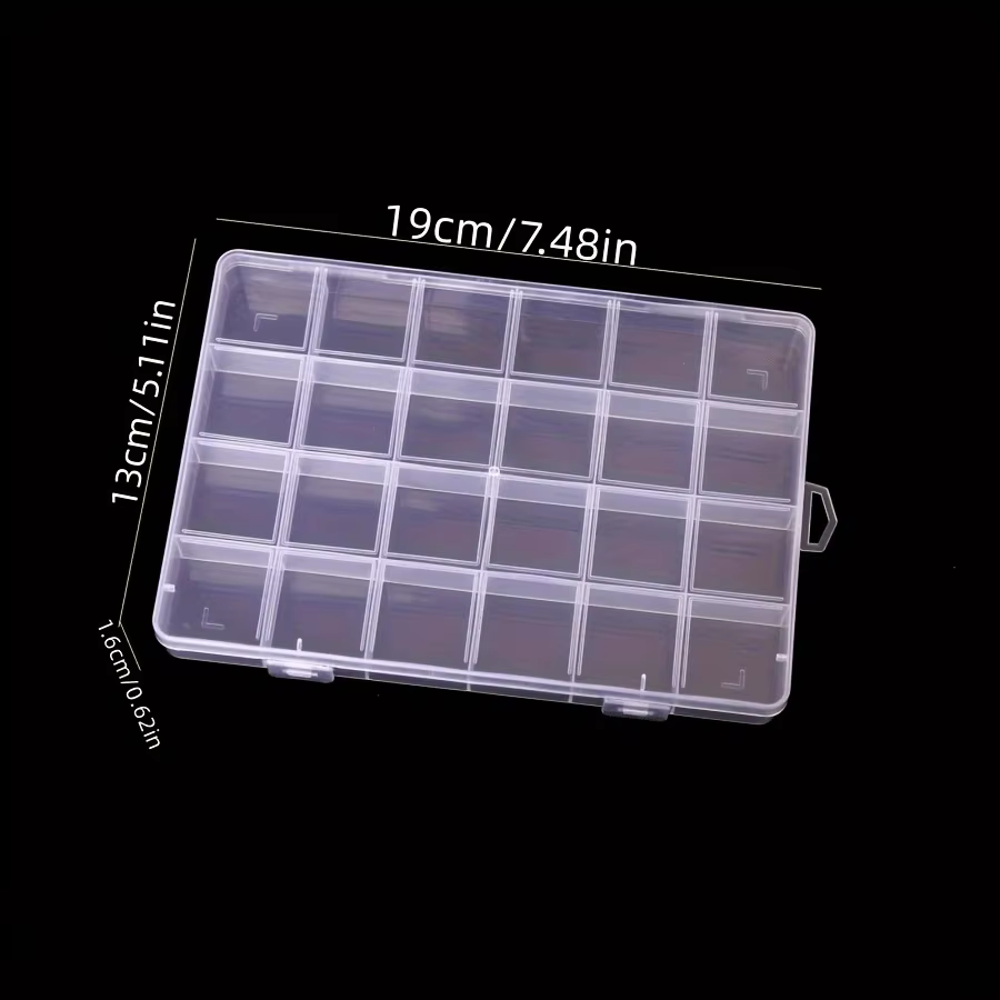 Boîte de rangement 12/24 compartiments