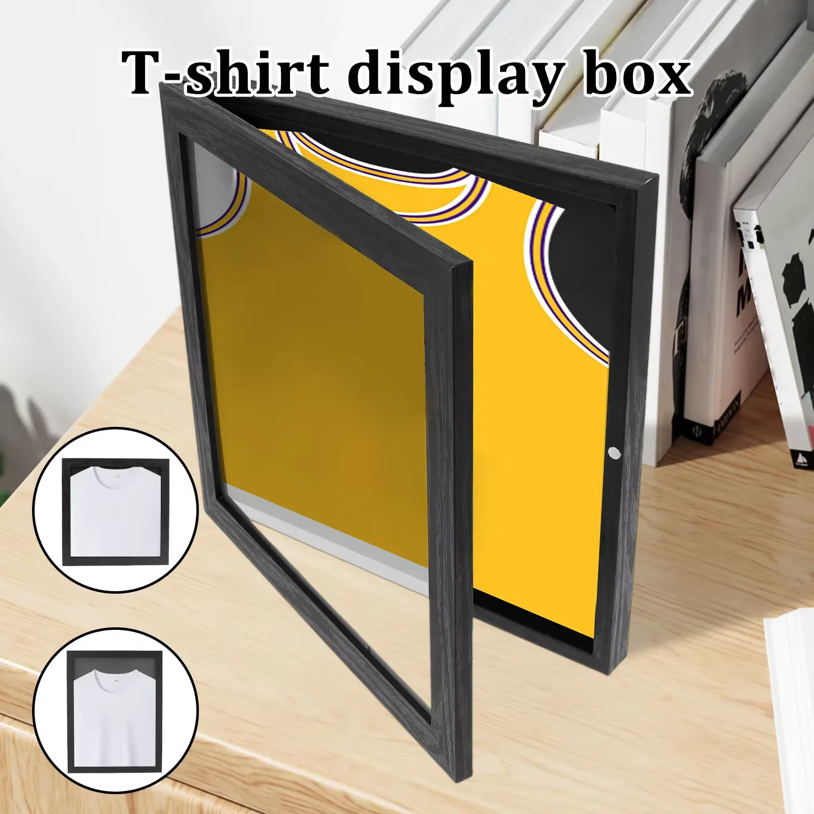 Cadre de présentation mural multifonctionnel pour maillots et objets de collection
