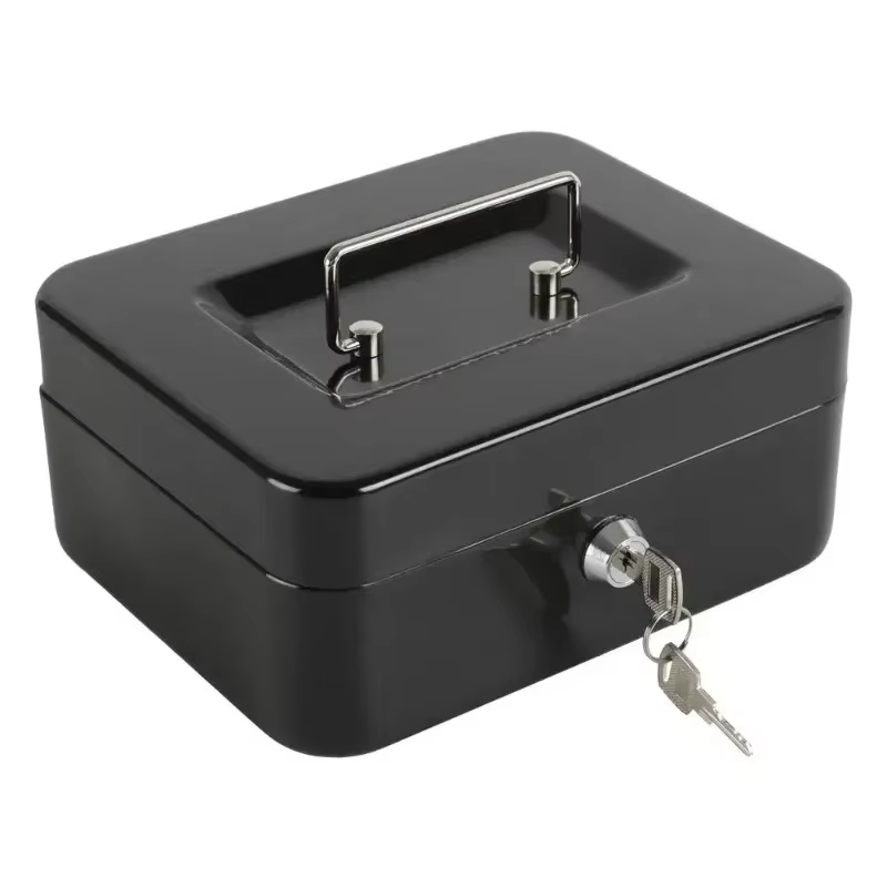 Mini tirelire portable en acier