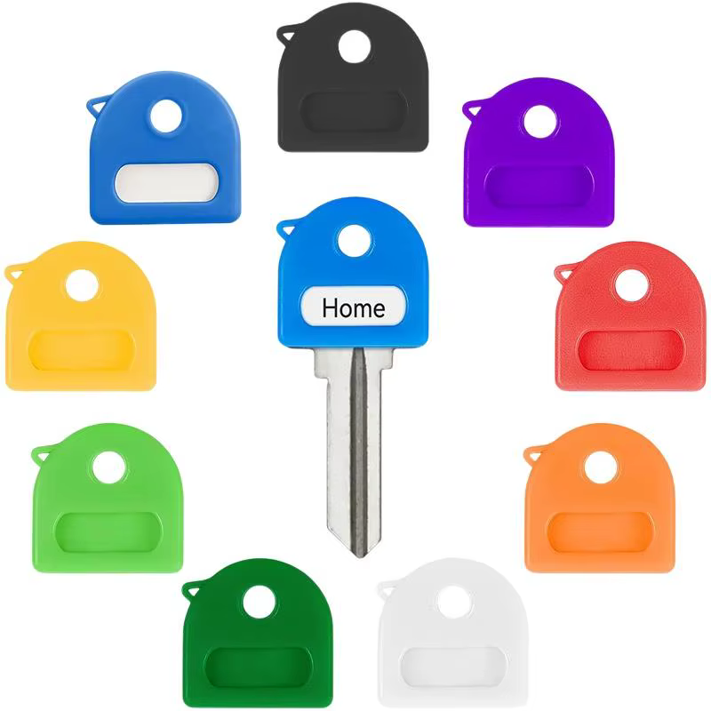 Lot de 20 capuchons de protection élastiques pour clés (sans clés), en caoutchouc souple coloré, accessoires de bricolage