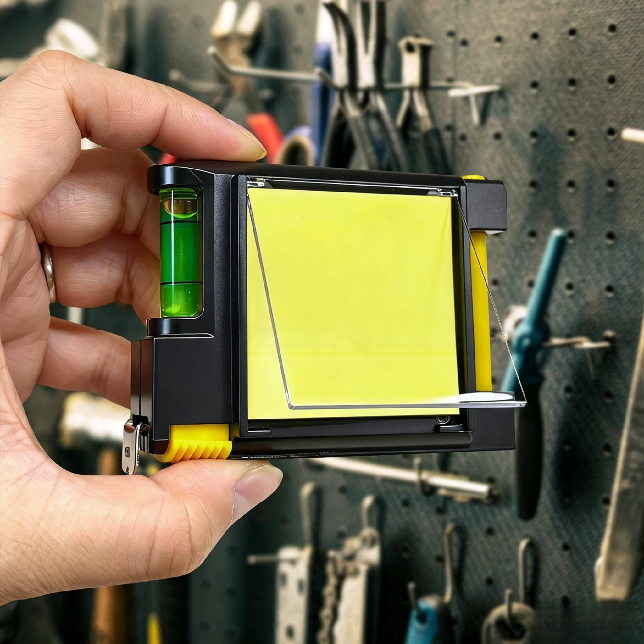 Mètre Ruban Multifonctionnel 4-en-1 avec Niveau