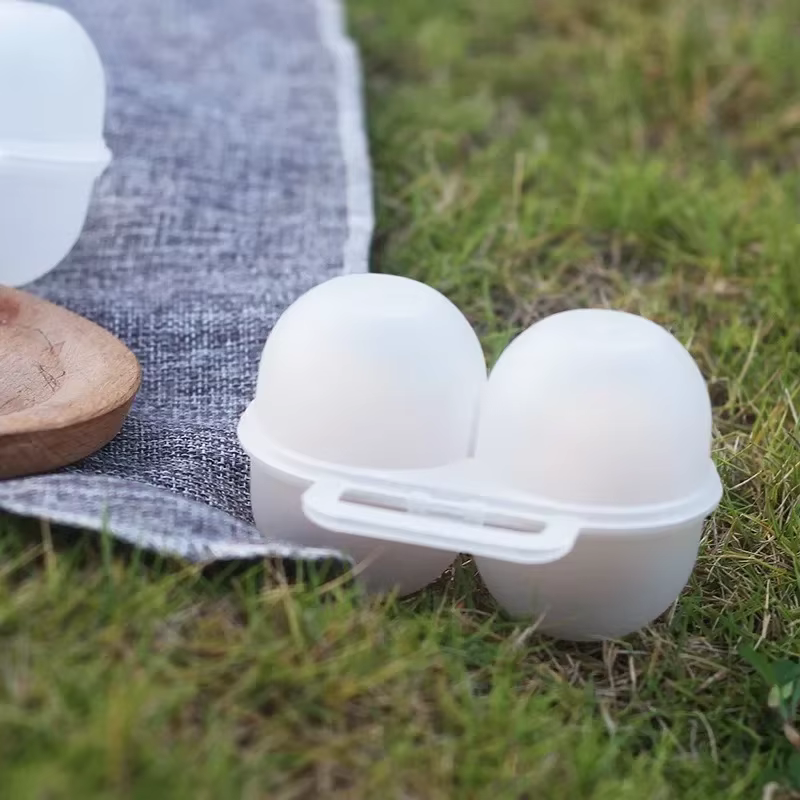 Boîte à œufs Portable d'extérieur à deux compartiments