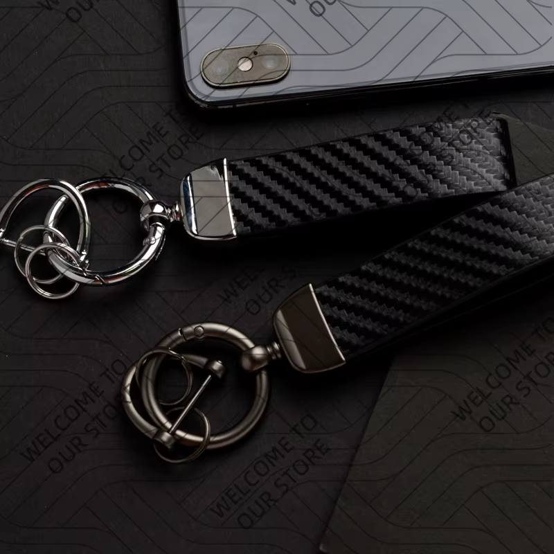 Nouvelle mode pour K5 K9 K7 GT ligne KIA Logo voiture en Fiber de carbone en cuir porte-clés en alliage de Zinc cadeau personnalisé avec porte-clés accessoires