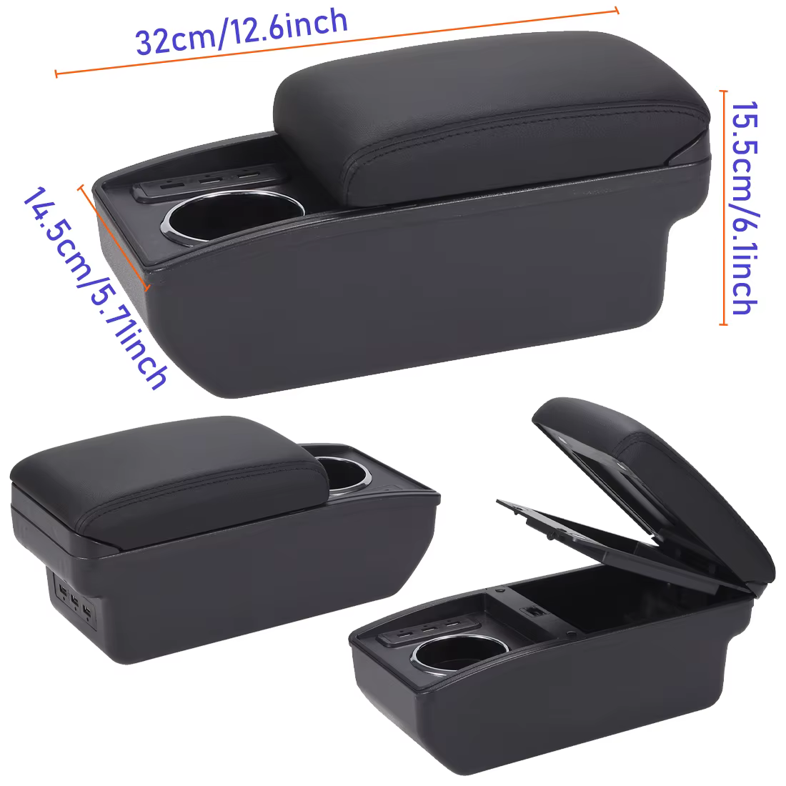 Accoudoir pour Renault Clio 4, accoudoir pour Renault Captur Clio 3 III IV, boîte de rangement automatique pour voiture, accessoires intérieurs dédiés à la voiture