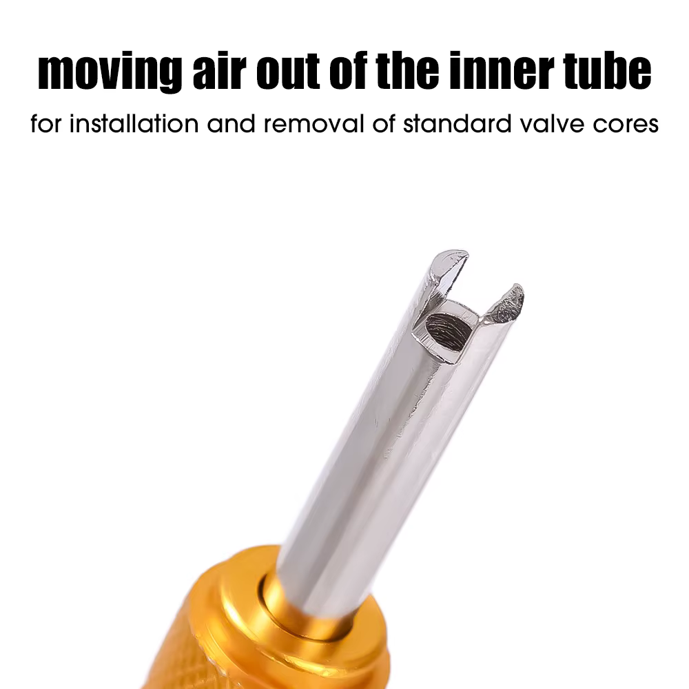 Tournevis universel pour enlever les tiges du noyau de Valve de pneu