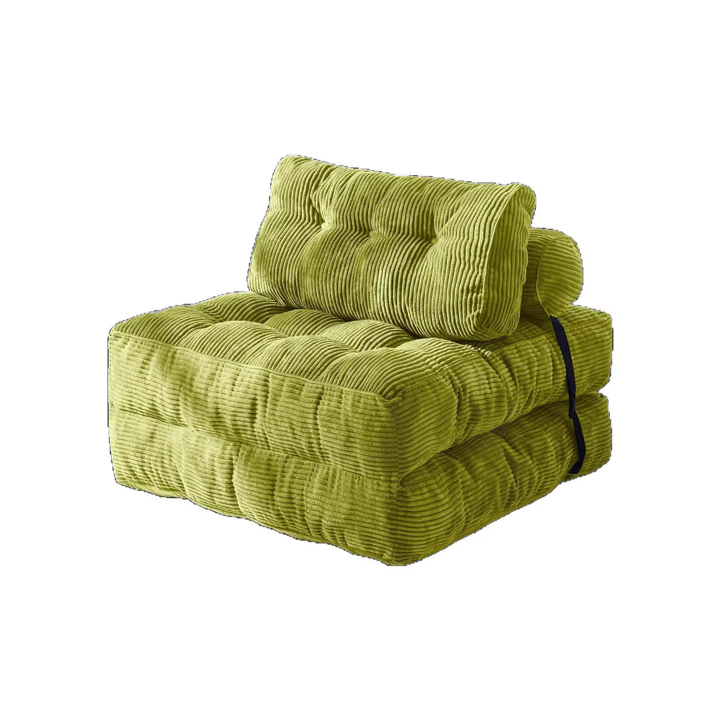 Canapé-lit pliant, fauteuil convertible avec oreiller et matelas pliable