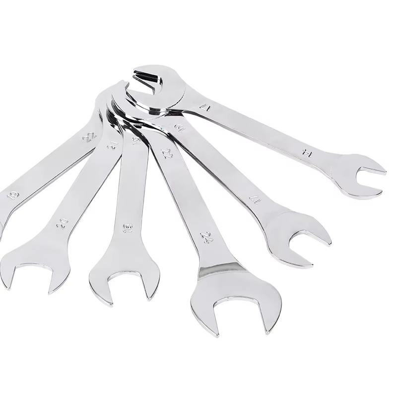 Clés fixes à Double extrémité 6 7 8 9 10 11 12 13 14 15 16 17 19 20 21 22 24 27 30 32 clé plate clé d'atelier