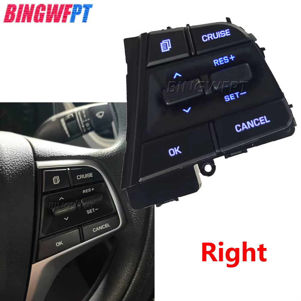 Bouton droit avec rétroéclairage pour Hyundai Accent 1.6L 2019 2020 2021 2022