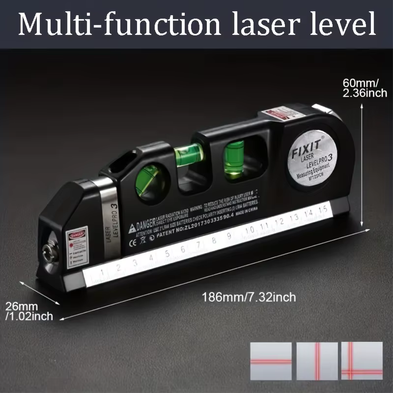 HOMEFISH – outil de ligne de niveau Laser facile à utiliser