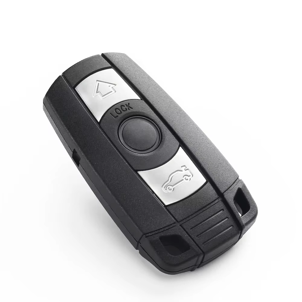 KEYYOU coque de clé à distance pour BMW E61 E90 E82 E70 E71 E87 E88 E89 X5 X6 pour 1 3 5 6 série 3 boutons étui de clé de voiture intelligente