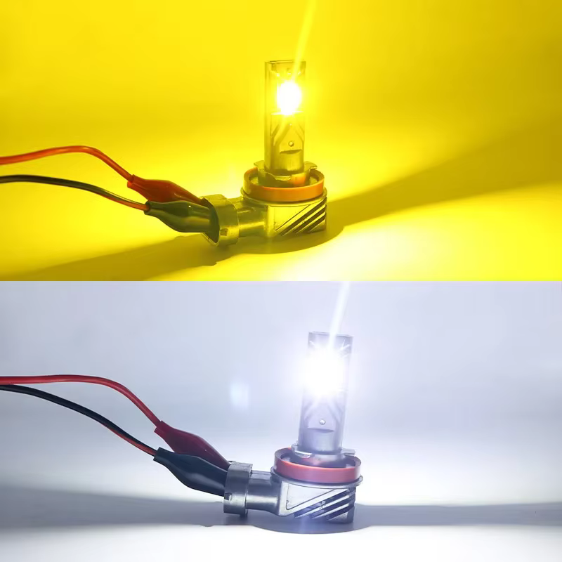 Ampoules de phares antibrouillard avant à LED pour voiture, couleurs touristiques, blanc et jaune, Land Rover RANGE ROVER Mk 3 L320 L322, 2013, 2015, 2019, 2 pièces