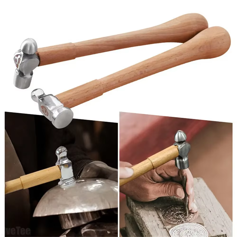 Marteau exécutif avec manche en bois pour forgeron