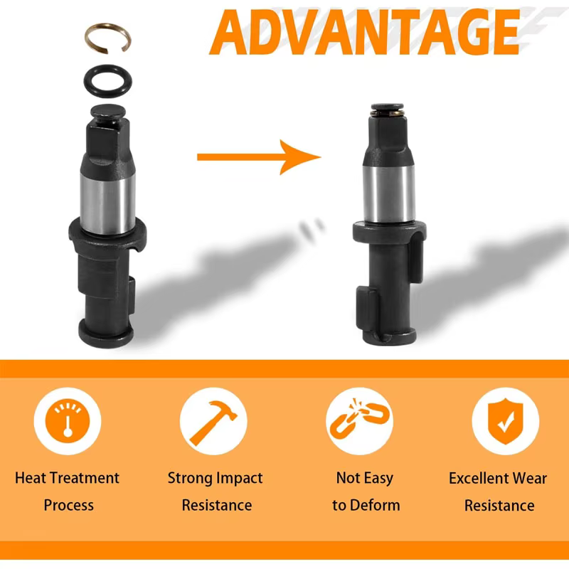 Enclume à Impact d'air 1/2 pouces avec joint torique et Clip de retenue pour Ingersoll Rand IR2235TiMax et IR2235QTiMax