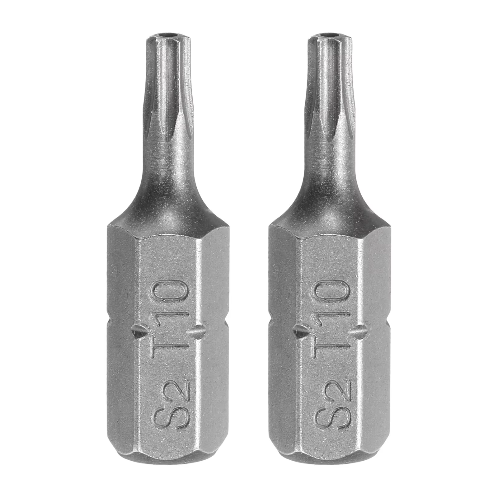 2/5/10 pièces T6 T8 T10 T15 T20 T25 T27 T30 T40 embout de tournevis Torx 1/4 "tige hexagonale 25mm S2 tête étoile