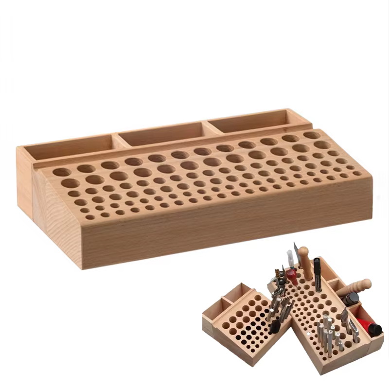 Support de rangement d'outils en bois