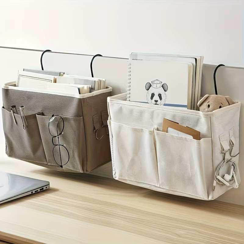Organisateur de rangement mural en tissu