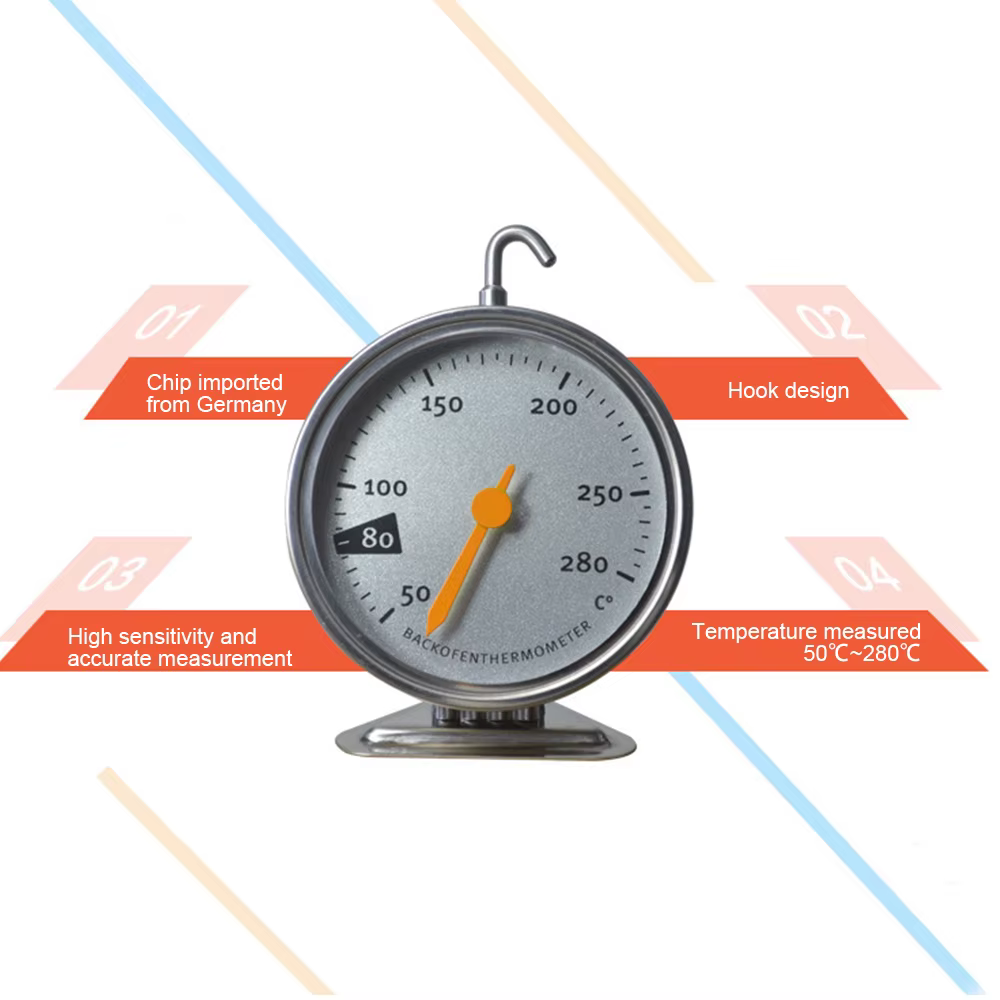 Thermomètre de four en acier inoxydable