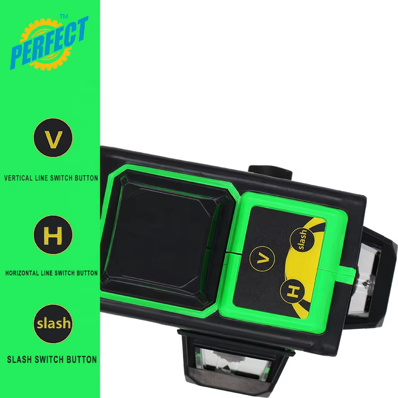 Niveau laser rotatif automatique 3D à ligne croisée verte auto-nivelant