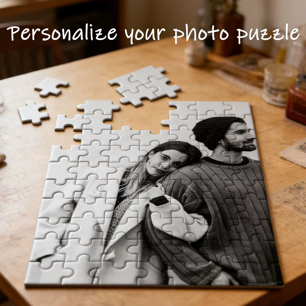 Puzzle en bois personnalisé 1 pièce