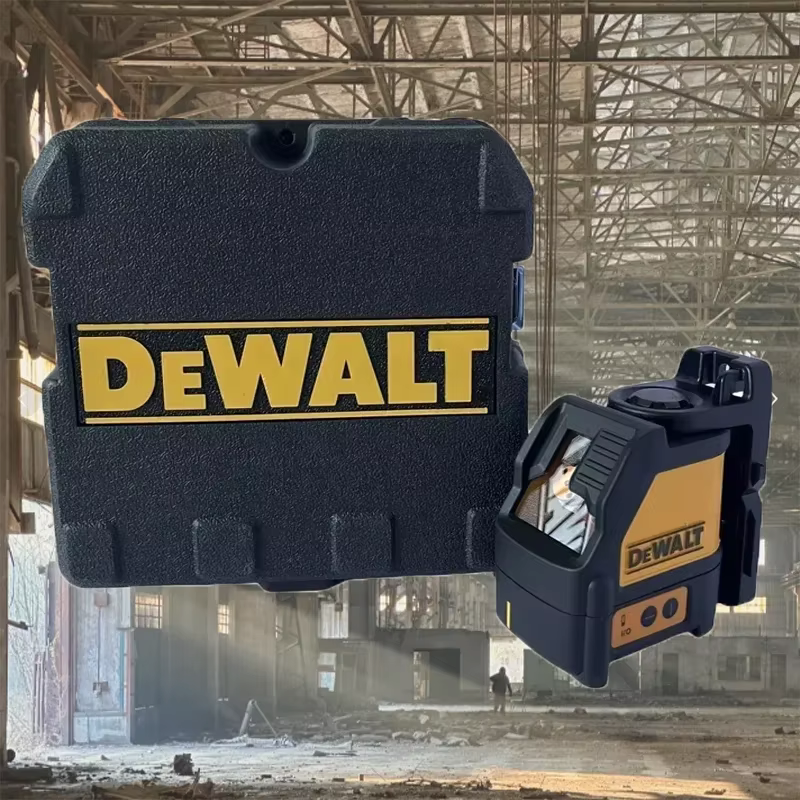 Niveau laser professionnel DDEWALT DW088CG à faisceau vert : Outil de nivellement automatique à 2 lignes haute précision